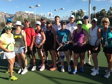 Pete and Ellyn at Tennis Camp