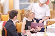 couple visiting luxury restaurant